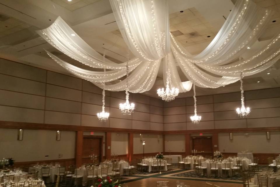 Ceiling Draping