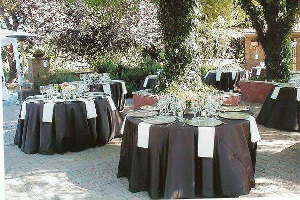 Outdoor wedding venue