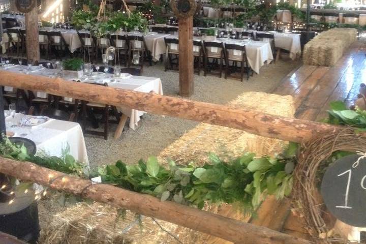 Wedding reception design