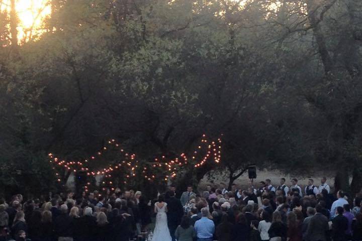 Outdoor wedding venue