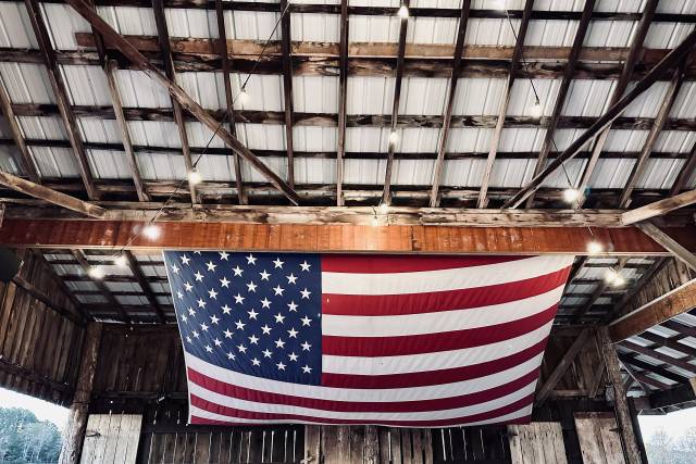 American Flag_Barn Atrium