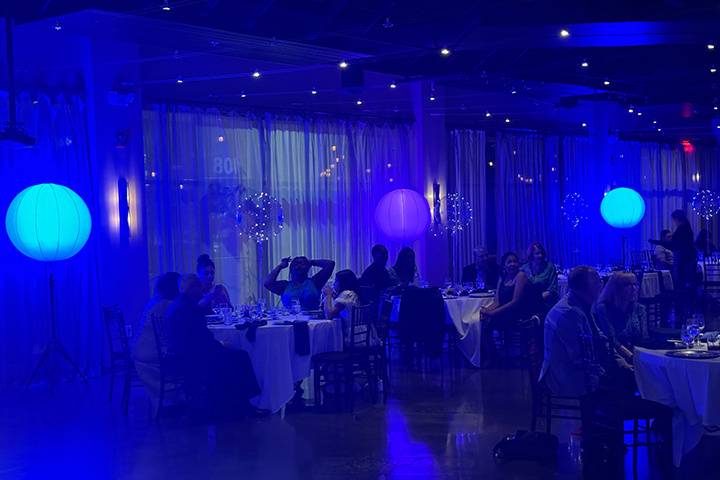Wedding DJ Lights & Photo Boot