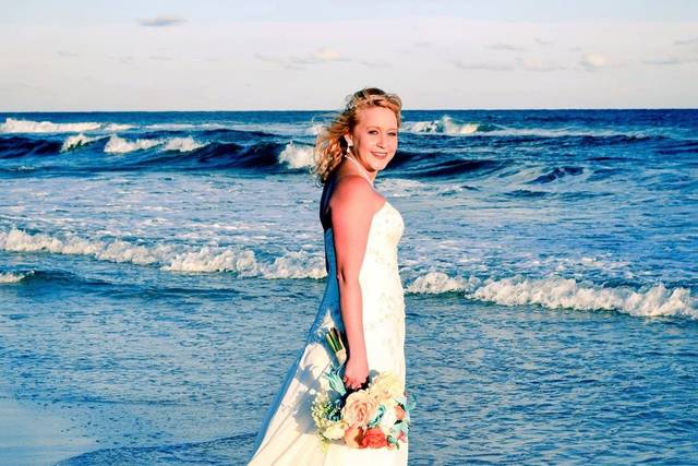 Beauty & The Beach Wedding Hair