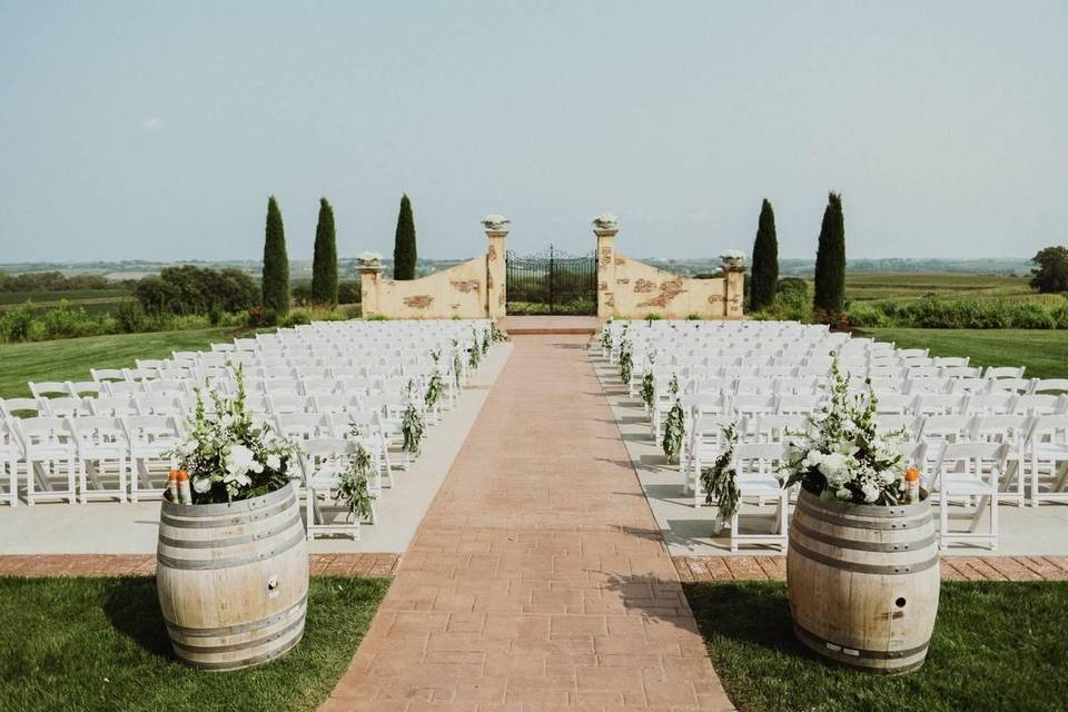 Outdoor ceremony