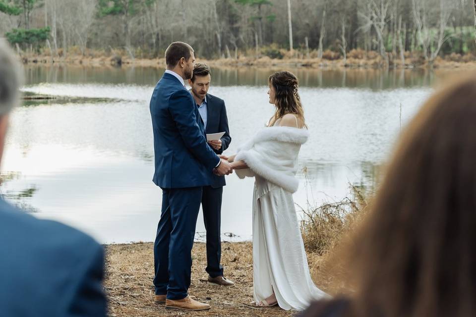 Lake wedding