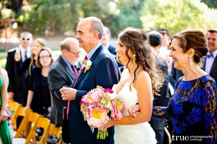 Arrival of the bride