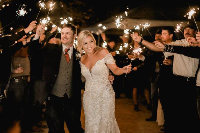 Sparkler send off