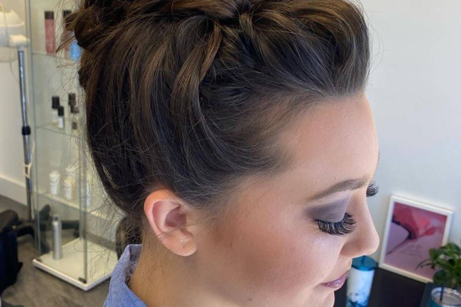 Soft updo