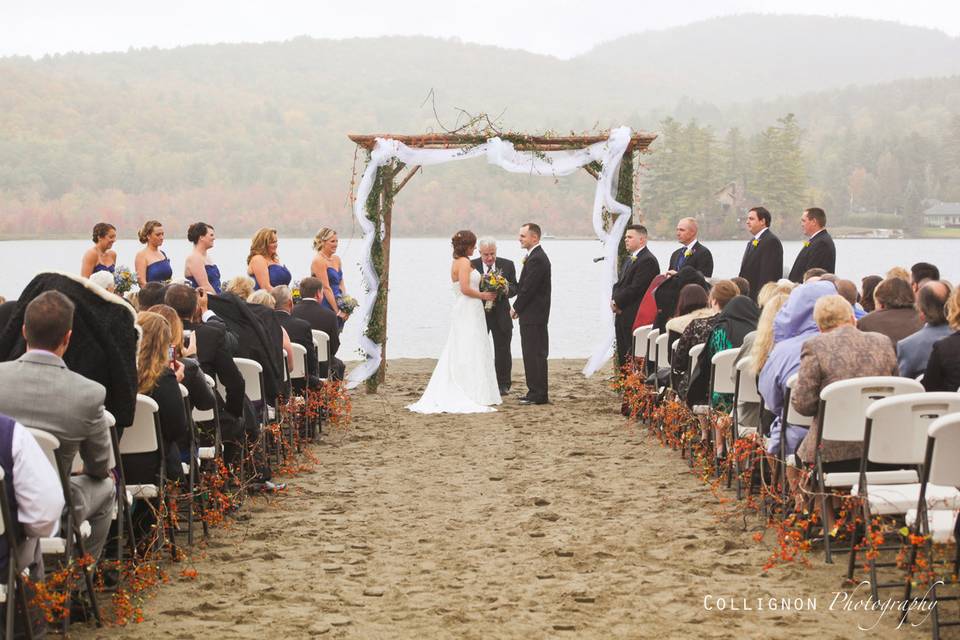 Beach Ceremony at Point of Pines