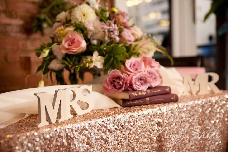 Newlyweds' table