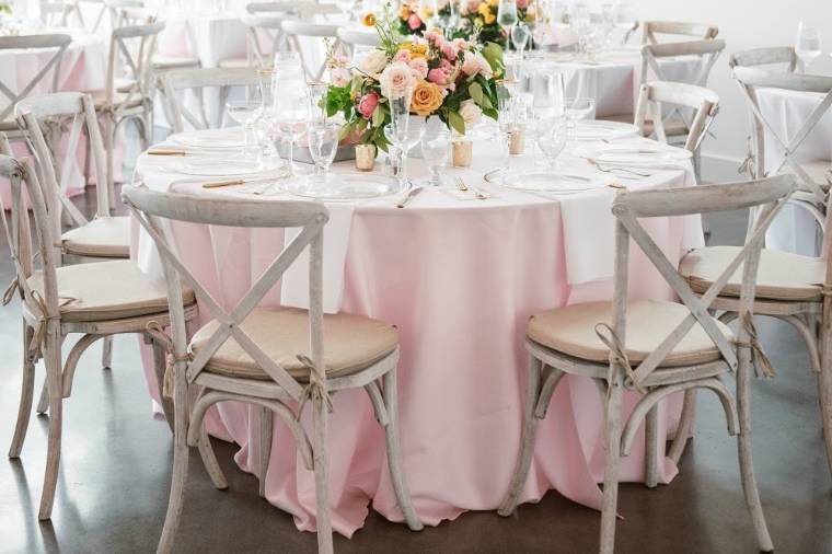 Blush Polyester Tablecloths