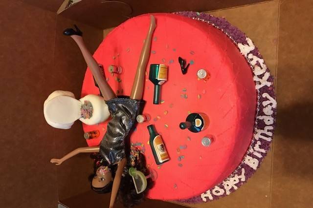 DRUNKEN DOLL CAKE