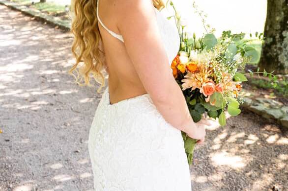 Pretty bride Sarah