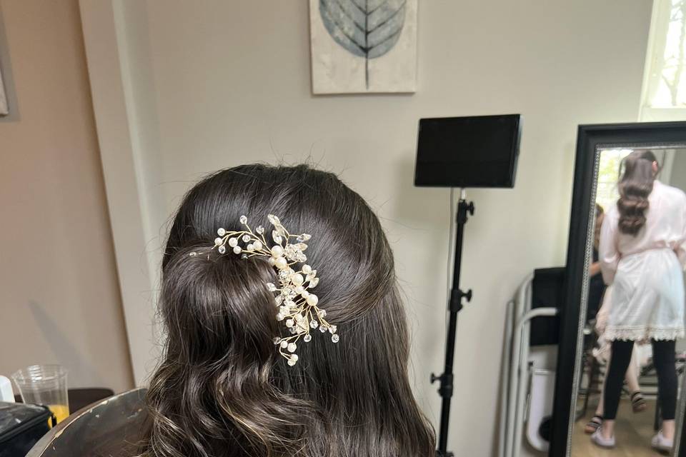 Half up half down