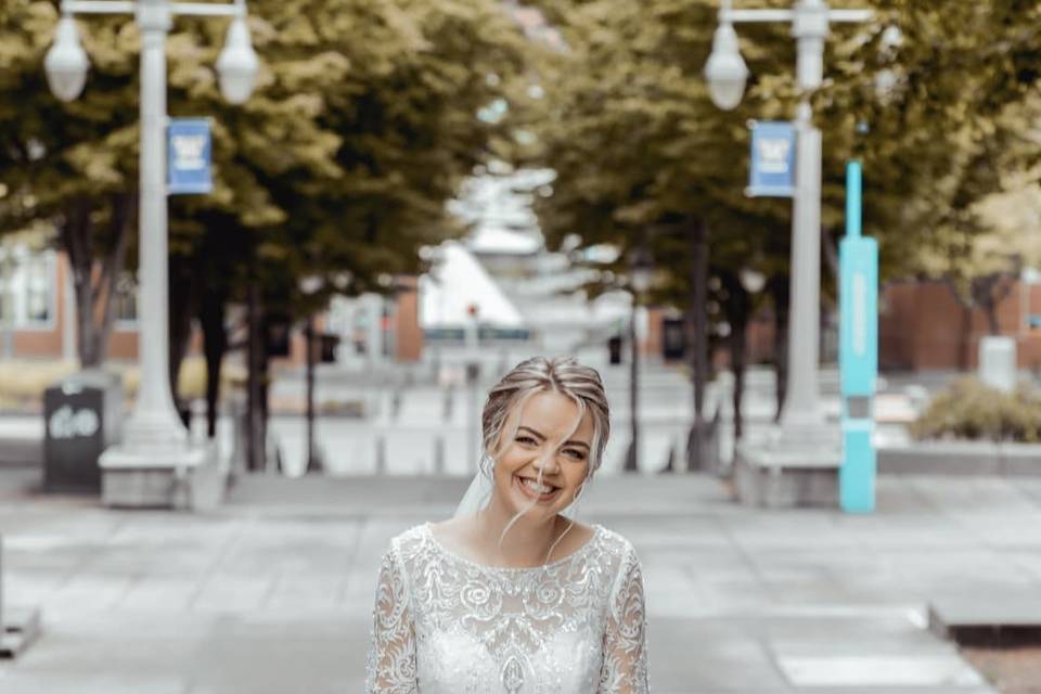 Hair and makeup from me!