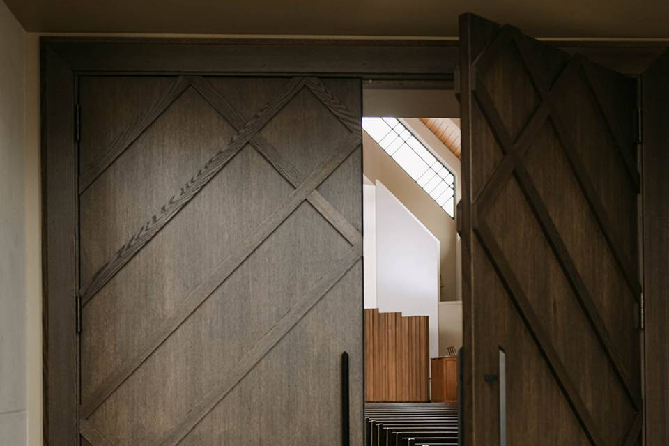Architectural Church Entrance