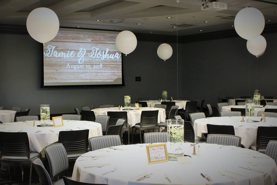 Reception setup
