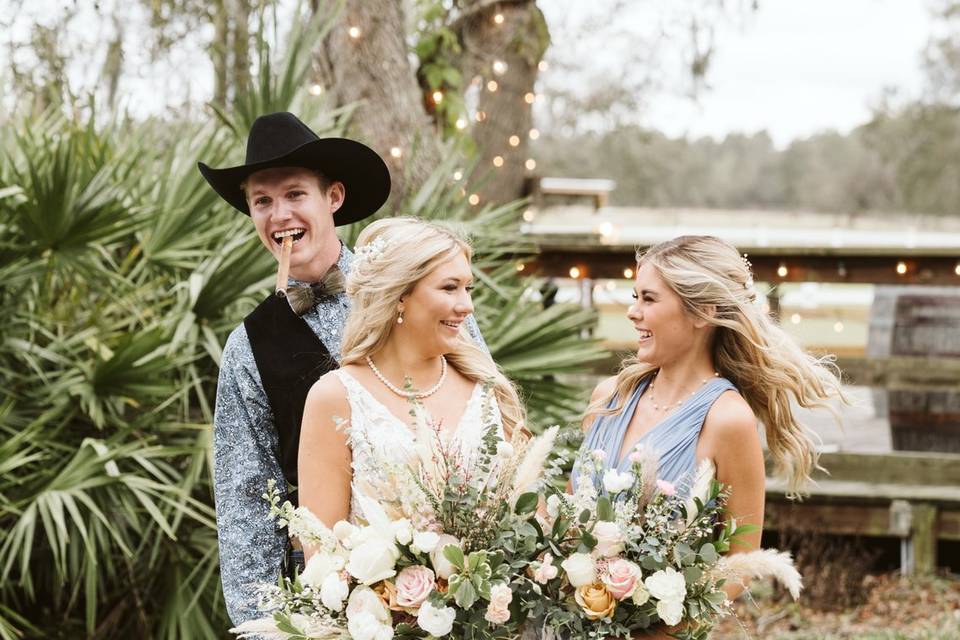Rustic Wedding Bending Branch