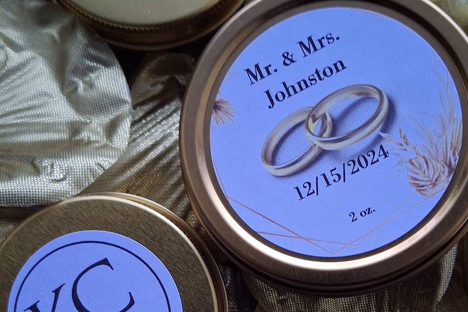 2 oz/1 oz Travel Candle Favors