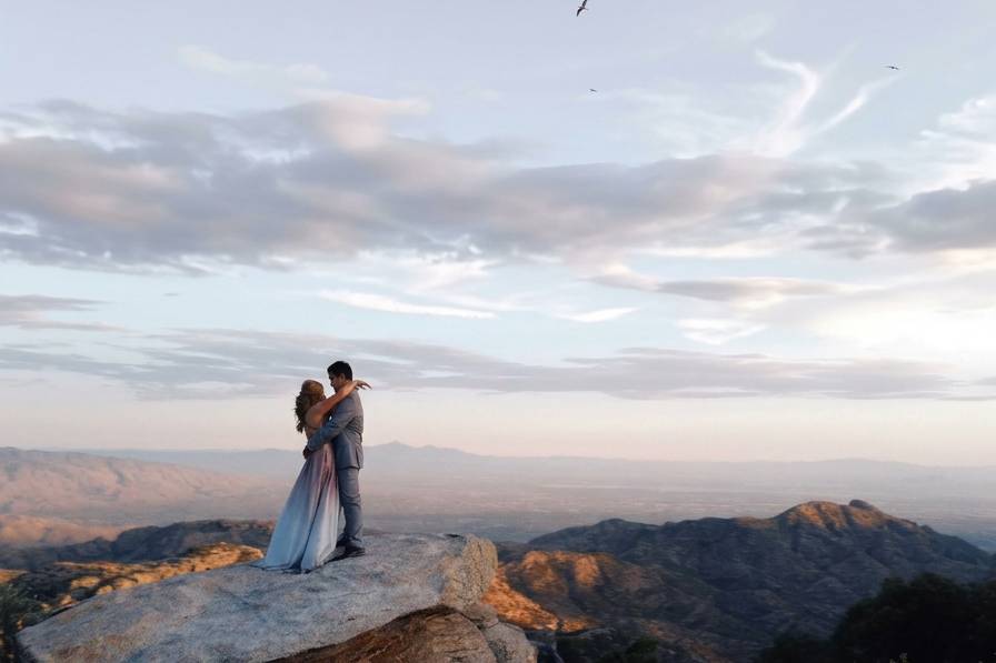 Windy Point over Tucson