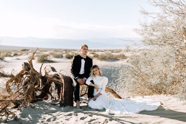 Beautiful desert wedding