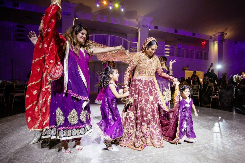 South Asian Wedding Dancing