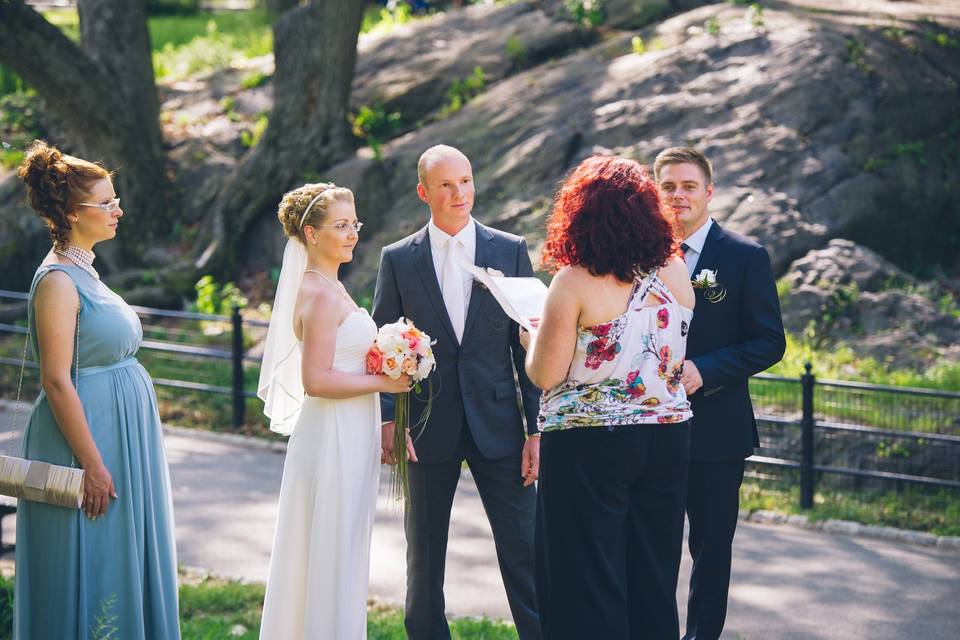 Jackie Reinking New York Elopement Officiant