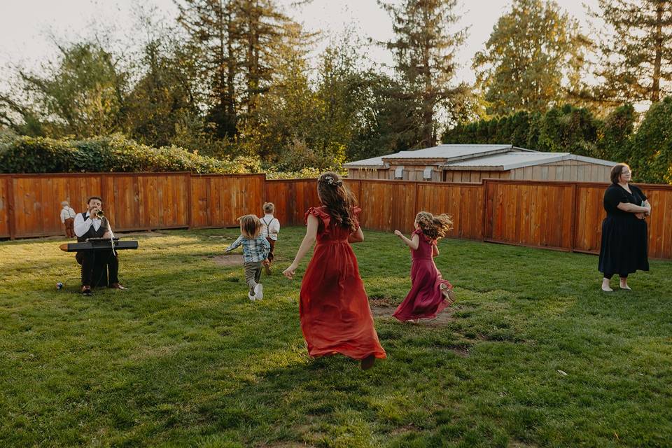 Backyard Reception Space
