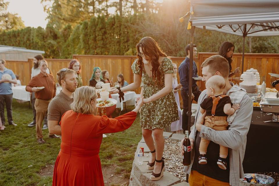 Backyard Reception Space
