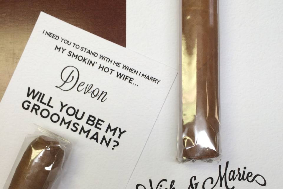 Groomsman Gifts designed & personalized by Relax Event Studio
www.RelaxEventStudio.com