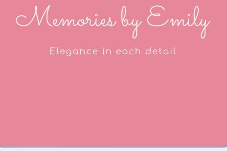 mEMories By EMily