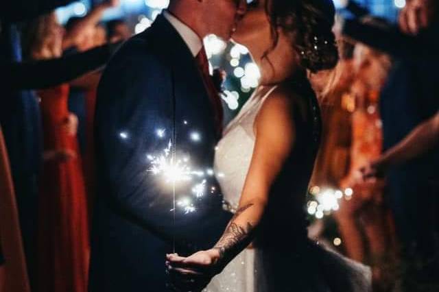 Sparkler send-off
