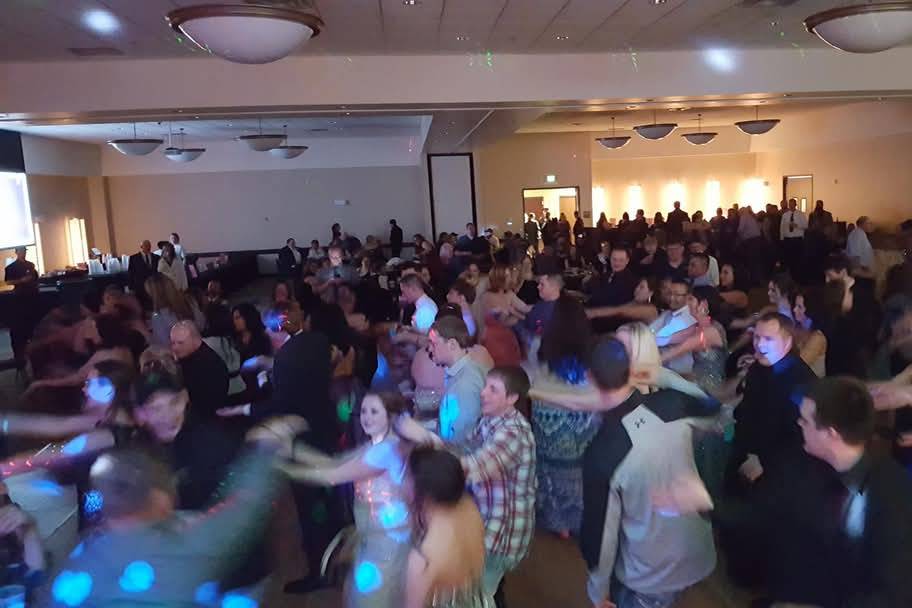 Packed dance floor
