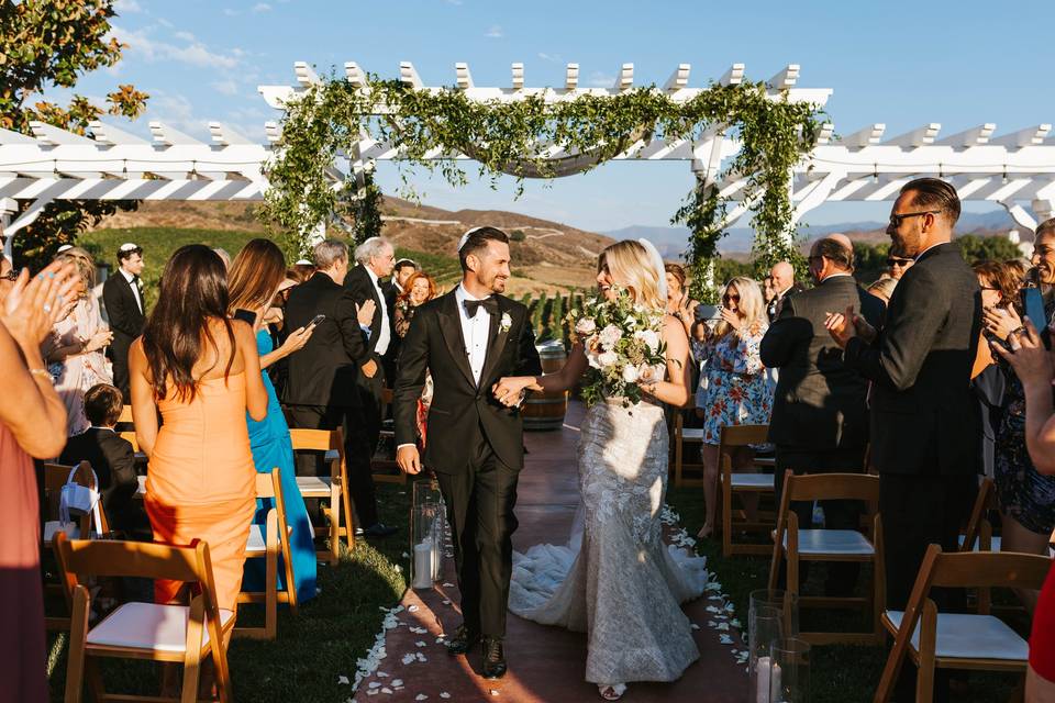 Exiting Ceremony Lawn