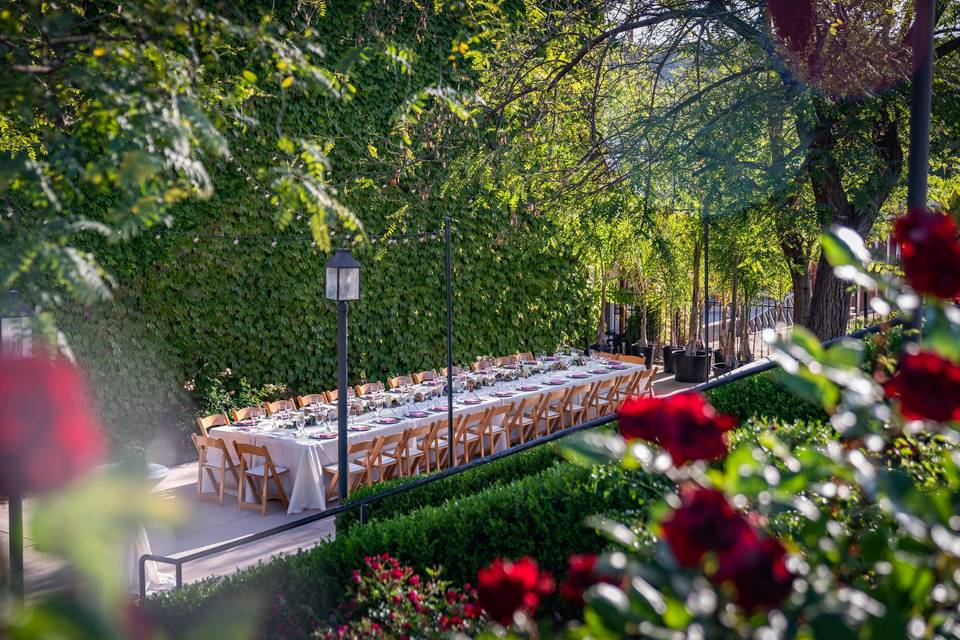 Barrel Room Outdoor Reception