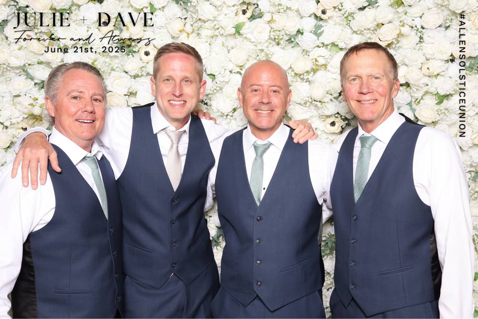 Groomsmen group