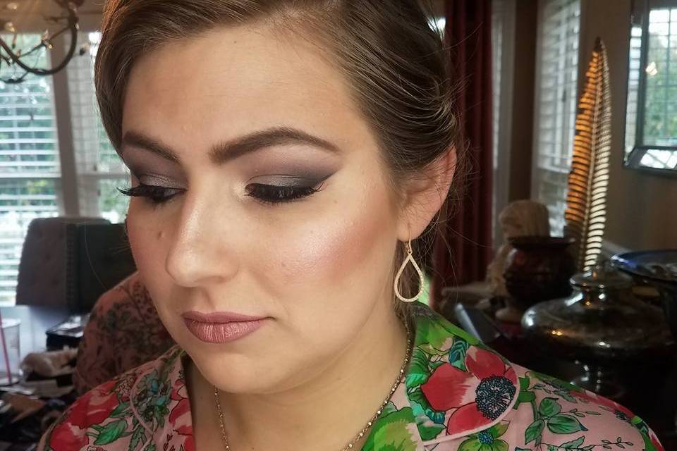 Bridesmaid Hair & Makeup