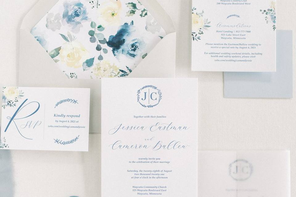 Letterpress Wedding Suite