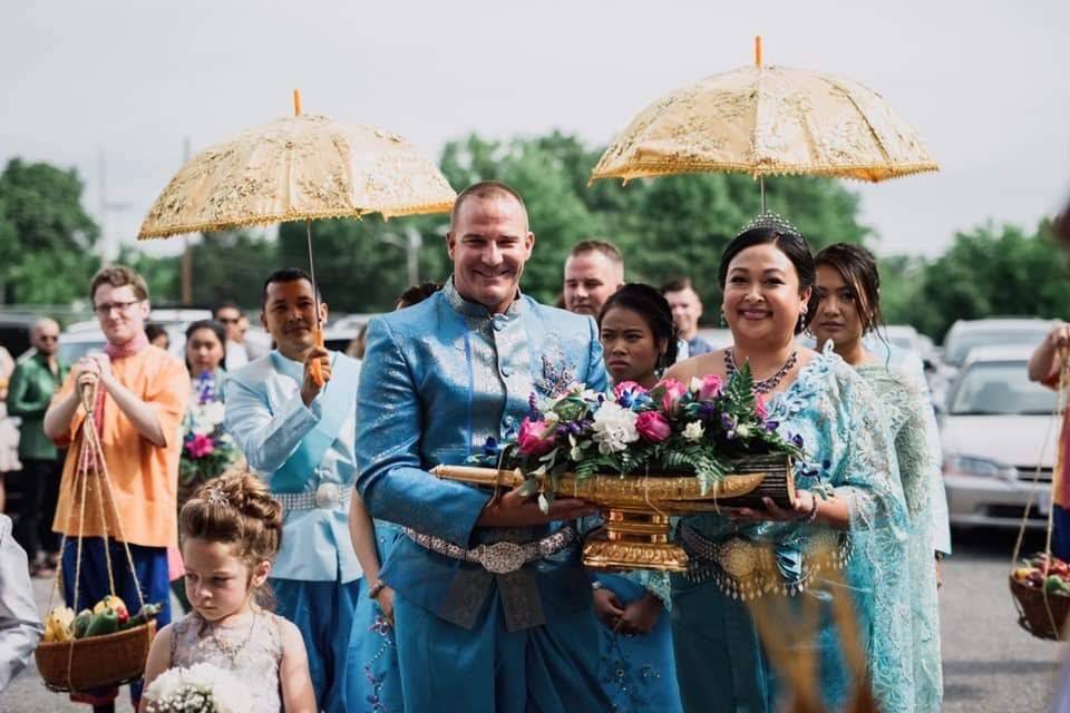 Traditional Khmer groom