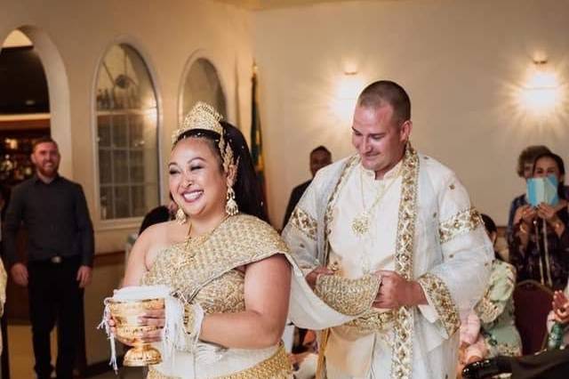 Traditional Khmer wedding