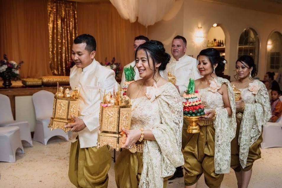 Traditional Cambodian wedding