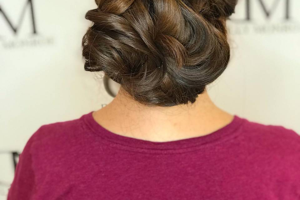 Beautiful updo