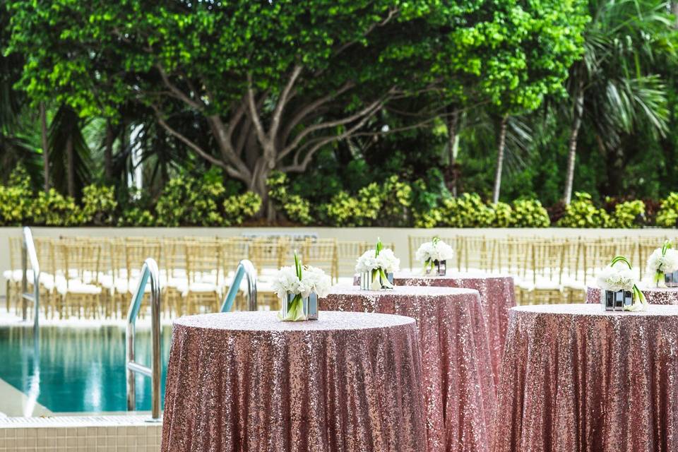 Wedding stool bar