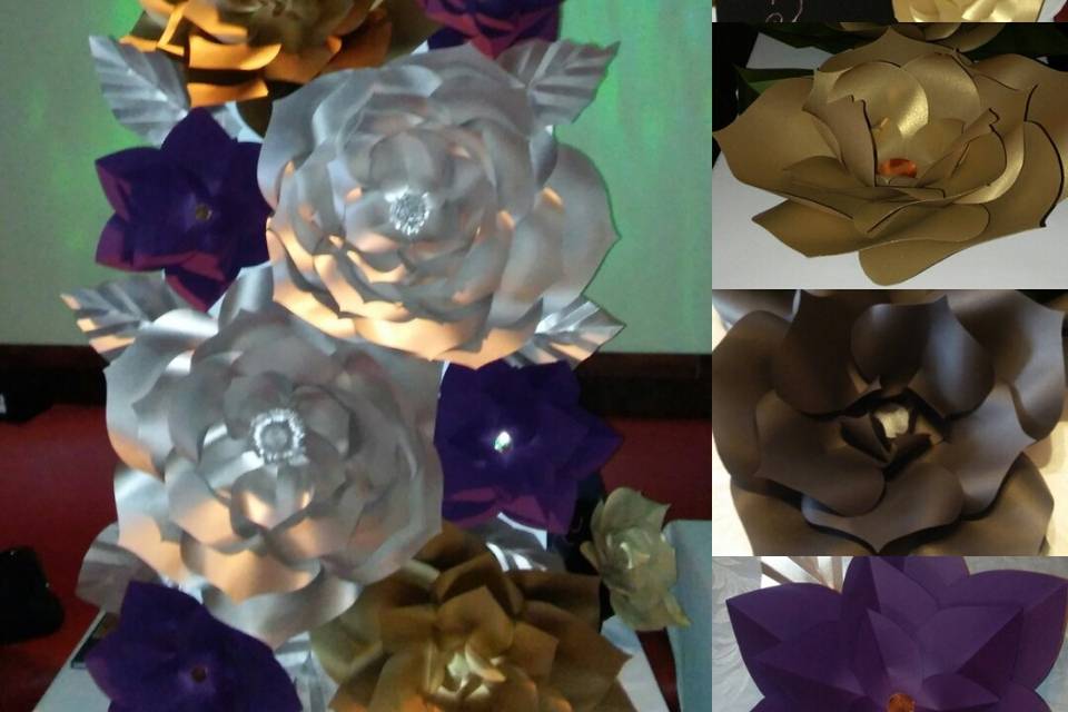 PAPER FLOWERSPAPER FLOWER BACKDROPSPAPER FLOWER WALL