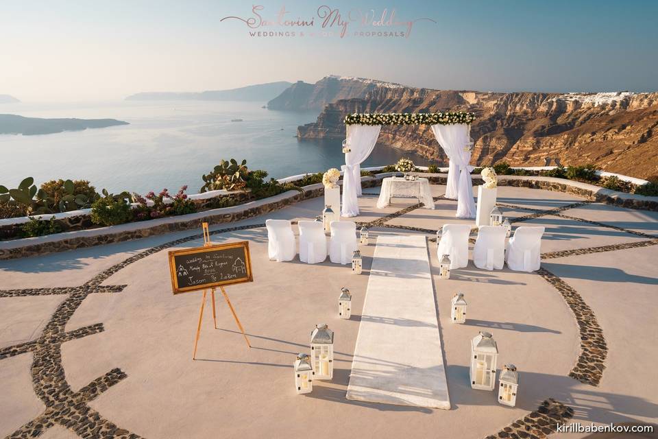 Santorini My Wedding