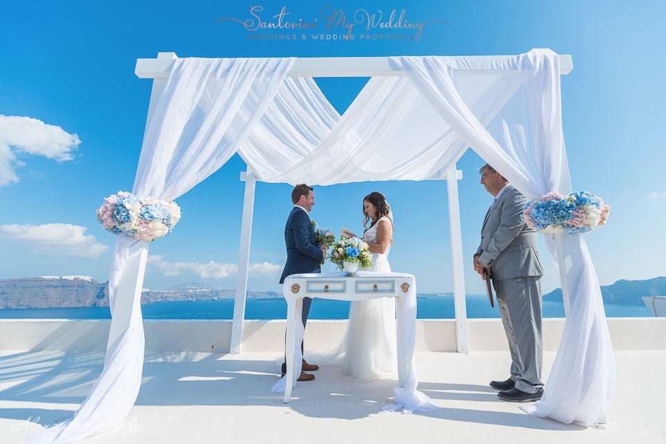 Santorini My Wedding