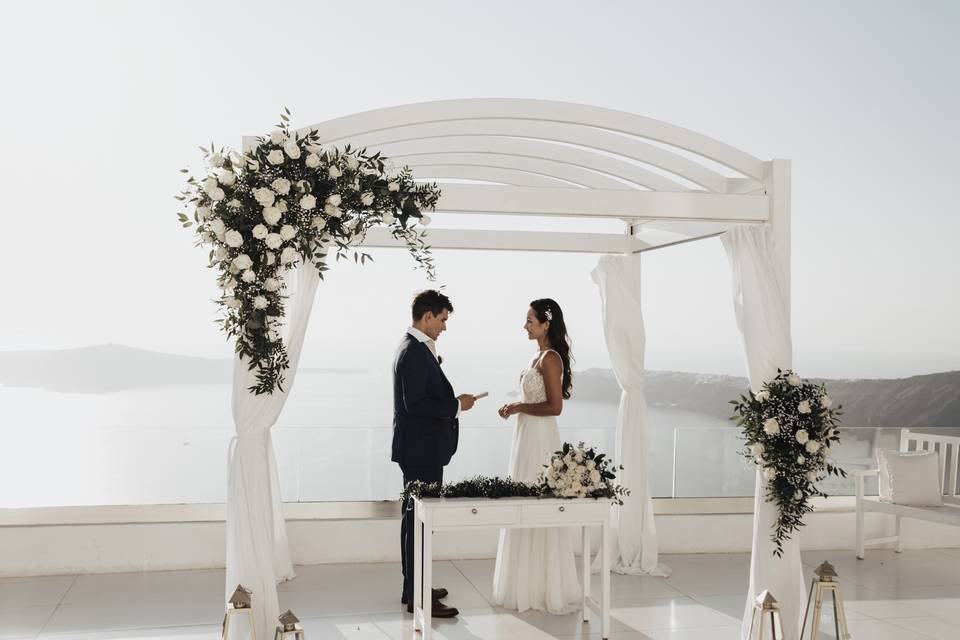 Santorini My Wedding