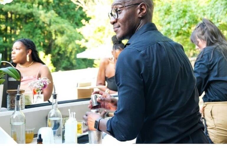 Outdoor Wedding Reception