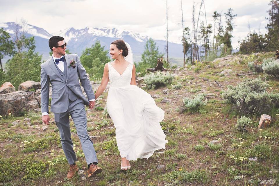 Mountain top wedding