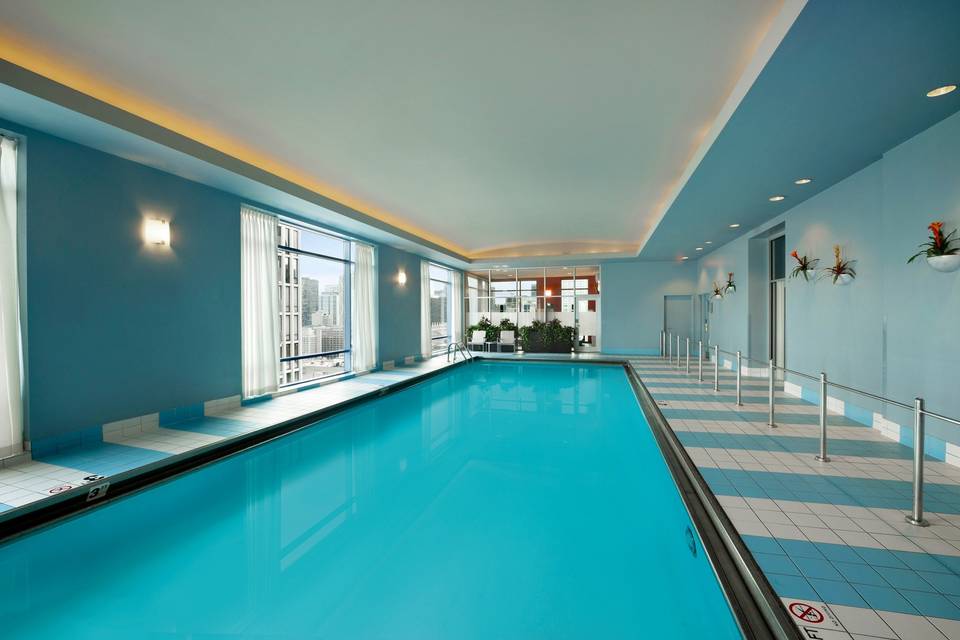 Upper floor indoor pool